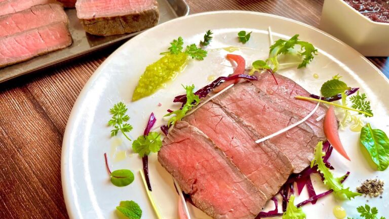 【プロが教える本物のローストビーフ＃78】家庭で誰でも失敗しないレシピ　：Rôti de Bœuf au Four