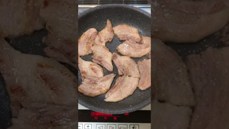 【簡単おつまみ】豚バラの焼き肉　 #shorts