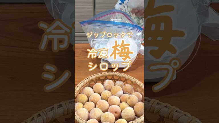 冷凍梅シロップ