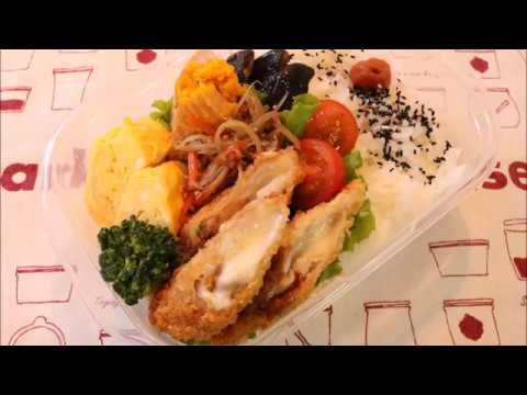 【夫のお弁当】＃58「簡単！チーズカツ弁当」スライスチーズと豚うす切り肉で♪～obento