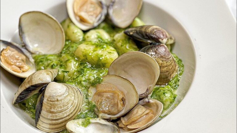 【ハマグリと青海苔のクリームニョッキ】おうちで作れるニョッキのレシピ【蛤】【ニョッキ】【パスタ】