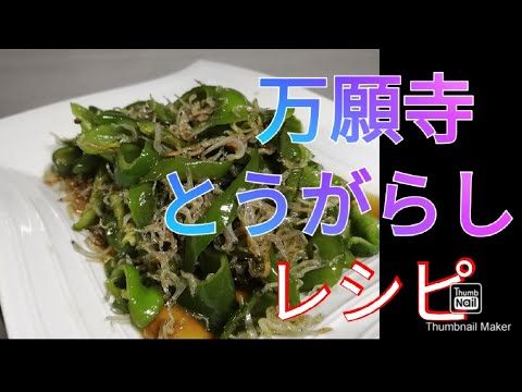 金持ち万願寺とうがらし激ウマレシピ！！