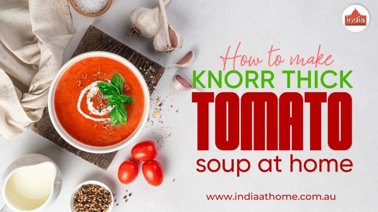 クノールの濃厚トマトスープを自宅で作る方法｜簡単で美味しい冬の心温まるレシピ
