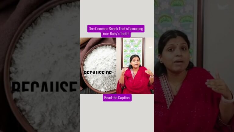 赤ちゃんの歯を傷める一般的なおやつ