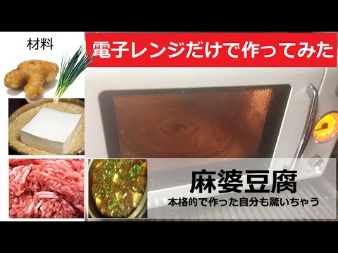 【料理】電子レンジと土鍋で本格「麻婆豆腐」を作ってみた