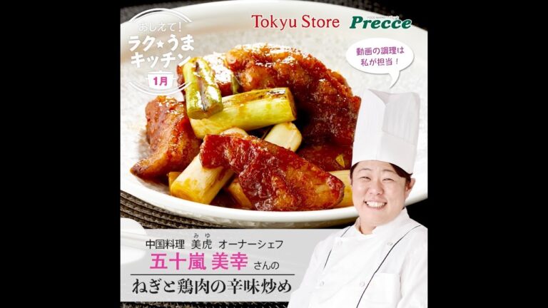ねぎと鶏肉の辛味炒め