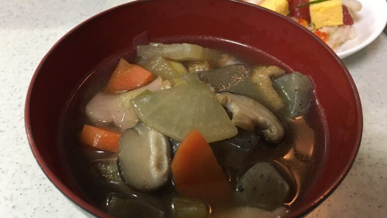 けんちん汁を作るよ