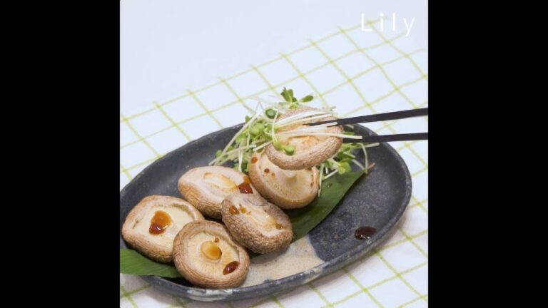 火を使わない簡単低カロリーレシピ☆トースターde焼き椎茸