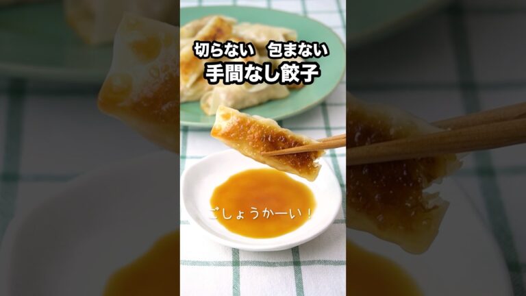 こんなに簡単な餃子があったんだ【千切りキャベツの棒餃子】 詳しいレシピは概要欄でチェック！ #キャベツ #餃子 #ひき肉 #簡単レシピ
