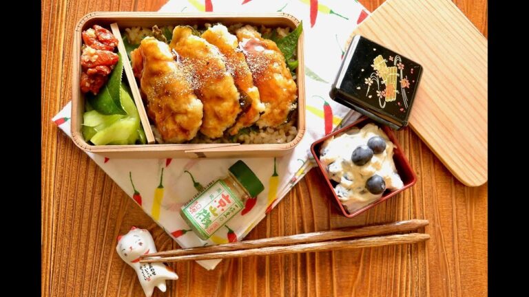 【お弁当作り】うなぎもどき丼弁当の作り方〜How to make Japanese bento lunch box〜