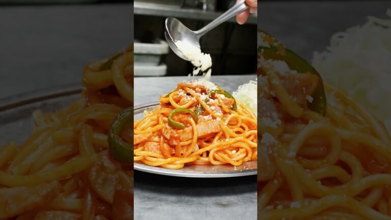【リピート確定！】食べなきゃ損！絶品ナポリタン #パスタ #スパゲッチ #ボルカノ #ナポリタン #センターグリル