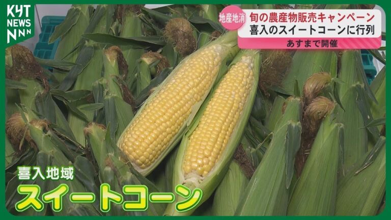 鹿児島の旬を味わう2日間　市内産農産物の販売イベント始まる