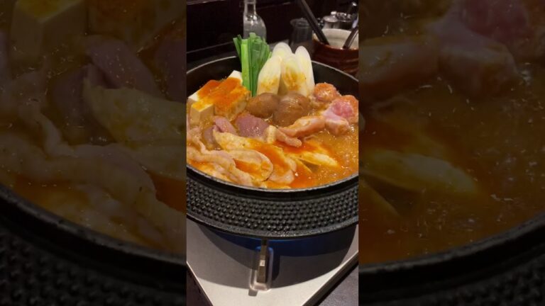 鳥料理それがし（五反田）の辛すき焼き