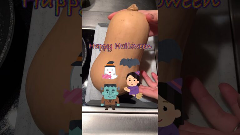 【28歳専業主婦】海外で作る簡単おやつ #shorts #かぼちゃプリン #ハロウィン #ハロウィンレシピ #イギリス生活 #駐在妻 #halloween