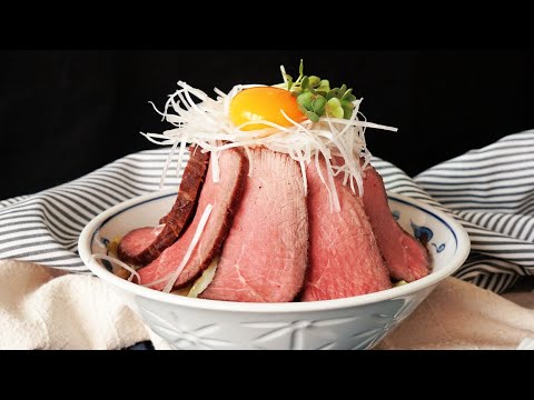 【ついに噴火】ローストビーフのマウンテンラーメン🍖