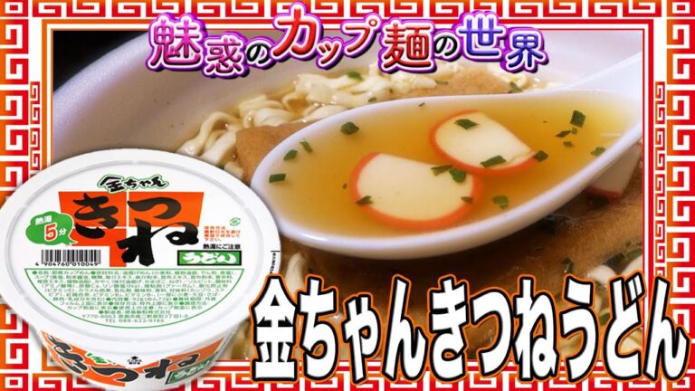 金ちゃんきつねうどん【魅惑のカップ麺の世界2496杯】