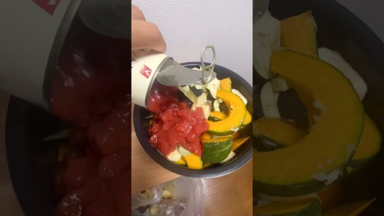 炊飯器で夏野菜カレー！【スパイス】#shorts