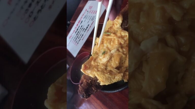 秋葉原「さま田」とろとろ玉子の角煮かつ丼700円、開封の儀