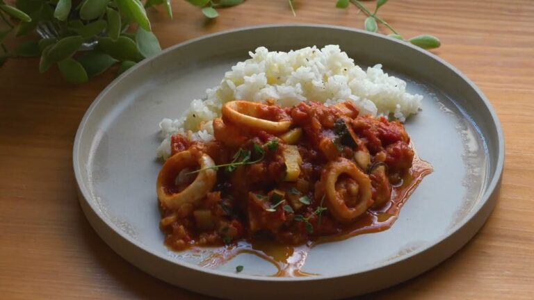 イカとズッキーニのセート風煮込み No.60