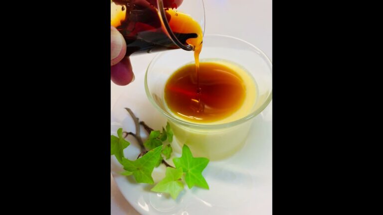 プリンのカラメルソース