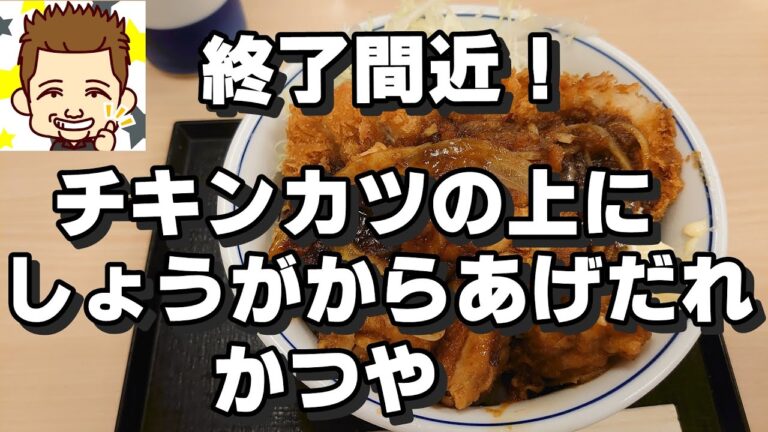 急げ！終了間近！チキンカツの上にからあげタレ！？かつや