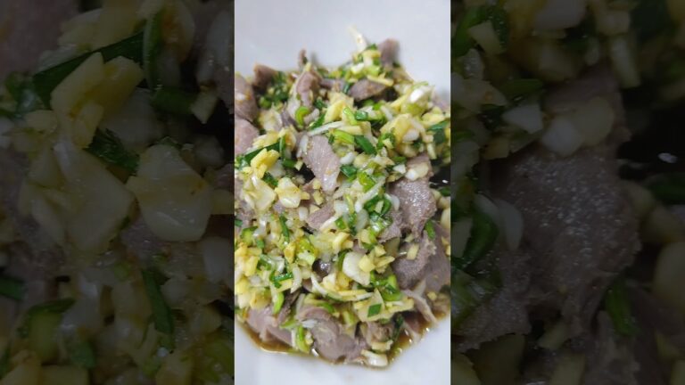 香味だれでさっぱりおいしい！ぽん酢とは違うおつまみ砂肝 #shorts