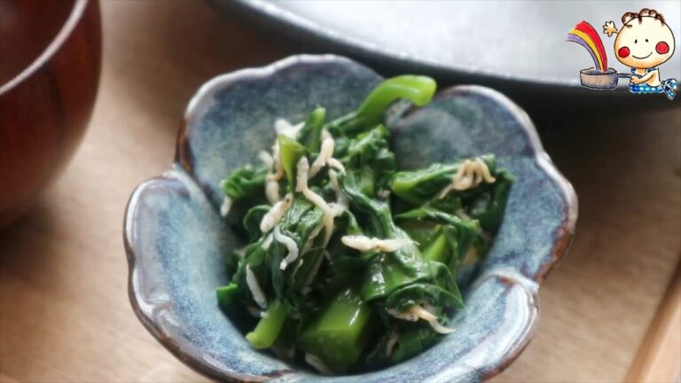 【簡単メニュー！】つるむらさきのシラスポン酢和え　＃たべいろ　＃つるむらさき　＃シラスポン酢和え　＃しらす