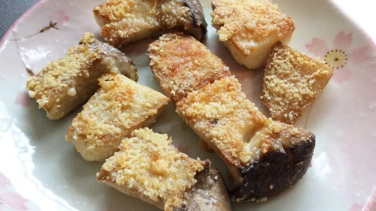 エリンギのカリカリチーズ焼き