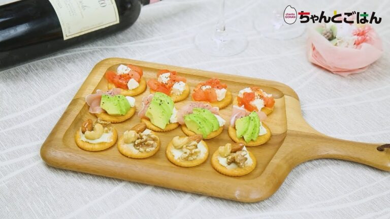 【動画レシピ】母の日に！トマトのサラダカナッペ