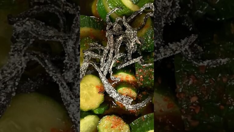 5分で出来るパリパリきゅうりのお漬物🥒冷めると不思議　🥒❣️#shorts