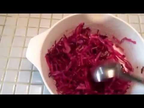 レッドキャベツのマリネ