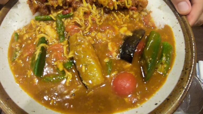 CoCo壱番屋天久店：季節の夏野菜カレー&手仕込みチキンカツ&おんたま