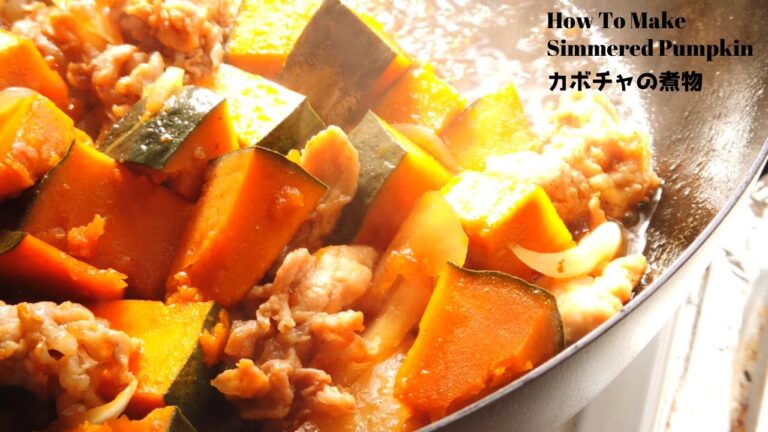70代おばあちゃんが作る！かぼちゃの煮物／料理初心者向けレシピ／ばあちゃんの料理教室vlog／How To Make Simmered Pumpkin