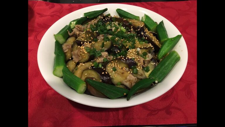 ４Ｘポーク　豚バラとなすの甘辛炒め