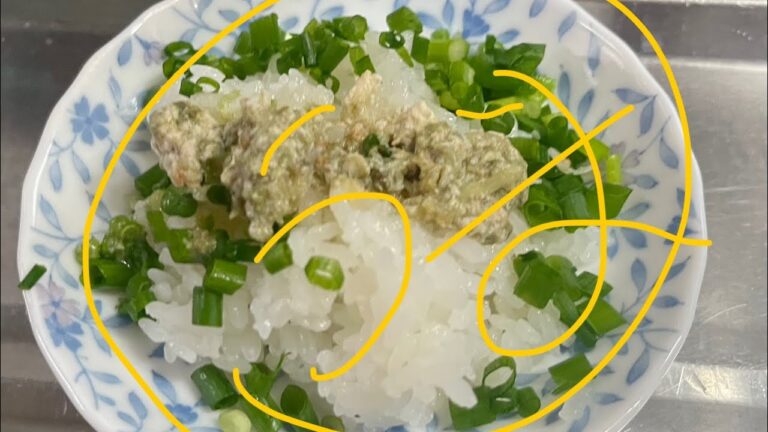 海鮮丼　カニ　カニミソ　ネギ　酢飯　作ってみた
