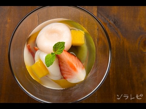 数秒でわかる「ひなまつりポンチ」の作り方