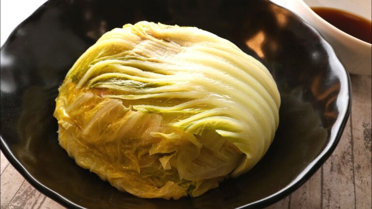 【レンジで簡単一品】白菜と豚肉の重ね蒸しの作り方｜パンダワンタン