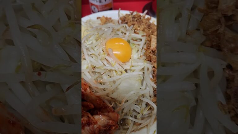 【激旨】ラーメン二郎仙台汁なし大キムチ
