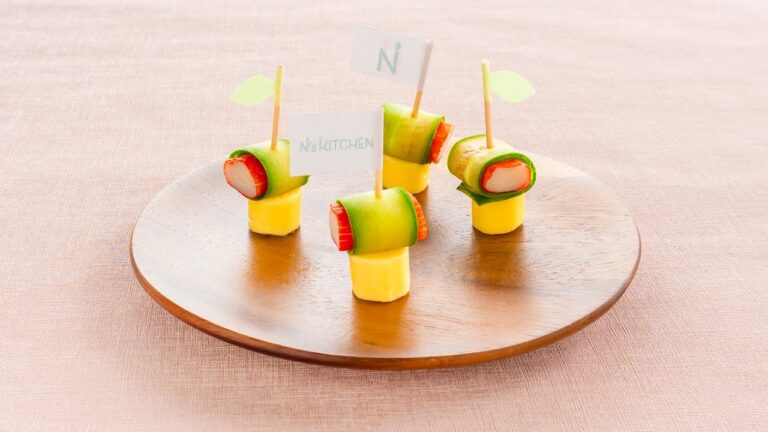 かにかまきゅうりとチーズのピンチョス【N'sKITCHEN】