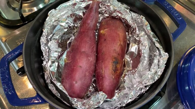 ストウブでお料理13 焼き芋　石川県産　五郎島金時
