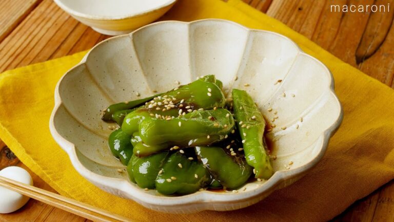 【ピーマンの甘辛煮】ピーマンだけでごはんがすすむ！副菜にピッタリ♪