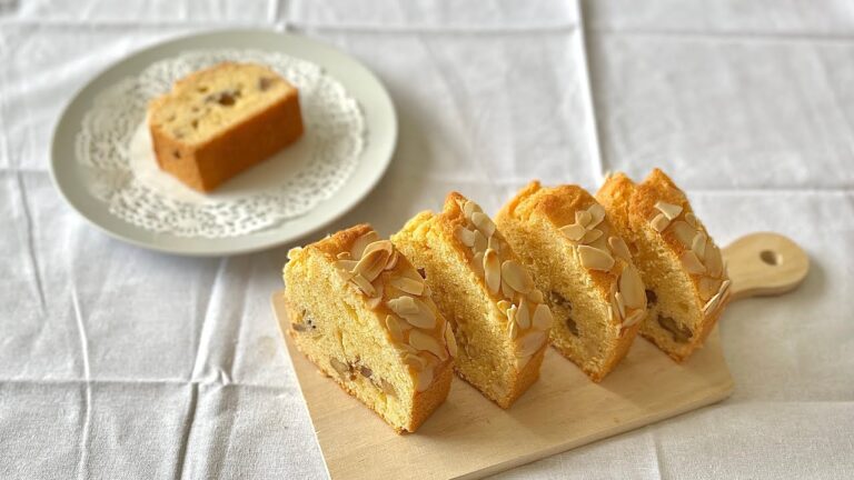 ごろごろナッツのアーモンドパウンドケーキ🥜♡