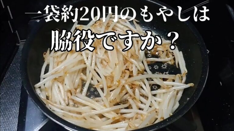 【超簡単おつまみレシピ】居酒屋風メニュー!至高のもやし炒めを【金麦】で立ち飲みするだけの動画