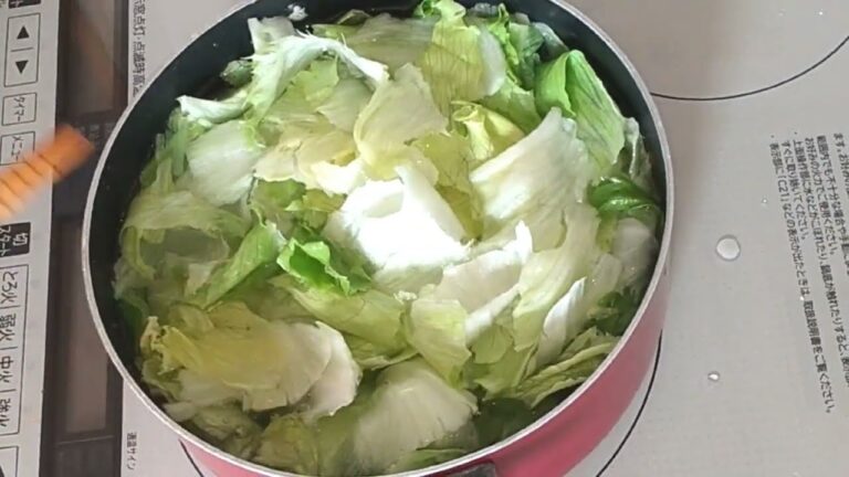 【レタスのおひたし】これ絶対やってみて！レタスはサラダだけじゃない。美味しいレタス。茹ですぎないのが、美味しさの秘訣。