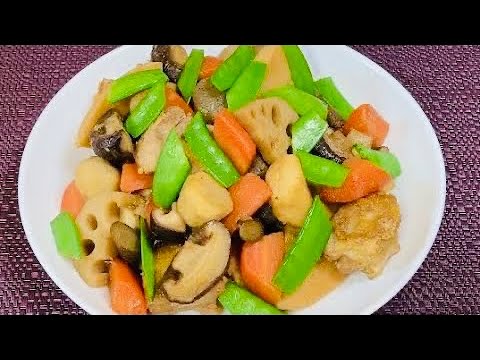 Gà kho rau củ［CHI-KU-ZEN-NI］kiểu Nhật【我が家の絶品筑前煮】