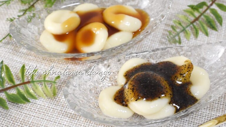 【材料２つ】白玉とうふだんご｜Tofu Shiratama Dango