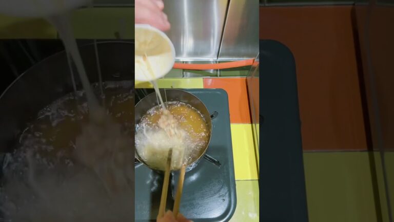 モロヘイヤ大量消費  一瞬でできる揚げ納豆   shorts