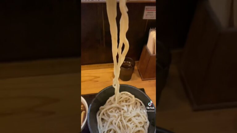 歯応え最高の武蔵野うどん！とこ井 #shorts