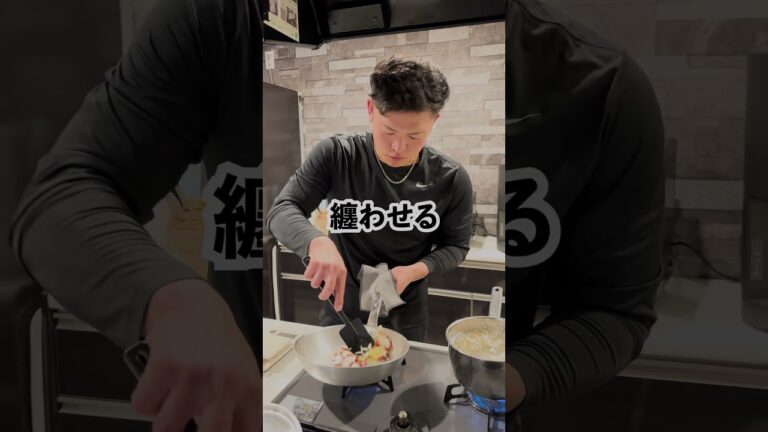 【ペペロン好きは是非真似して！！】タコペペロンチーノ #マッチョ #料理 #元カレ #cooking #簡単レシピ