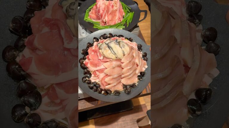 ちょっと豪華な大粒牡蠣＆鰤たっぷり海鮮焚き肉鍋🐟🥩【愛知 明日のためのしじみばか】